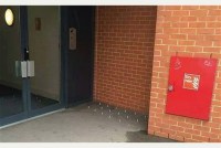 spikes to nudge homeless